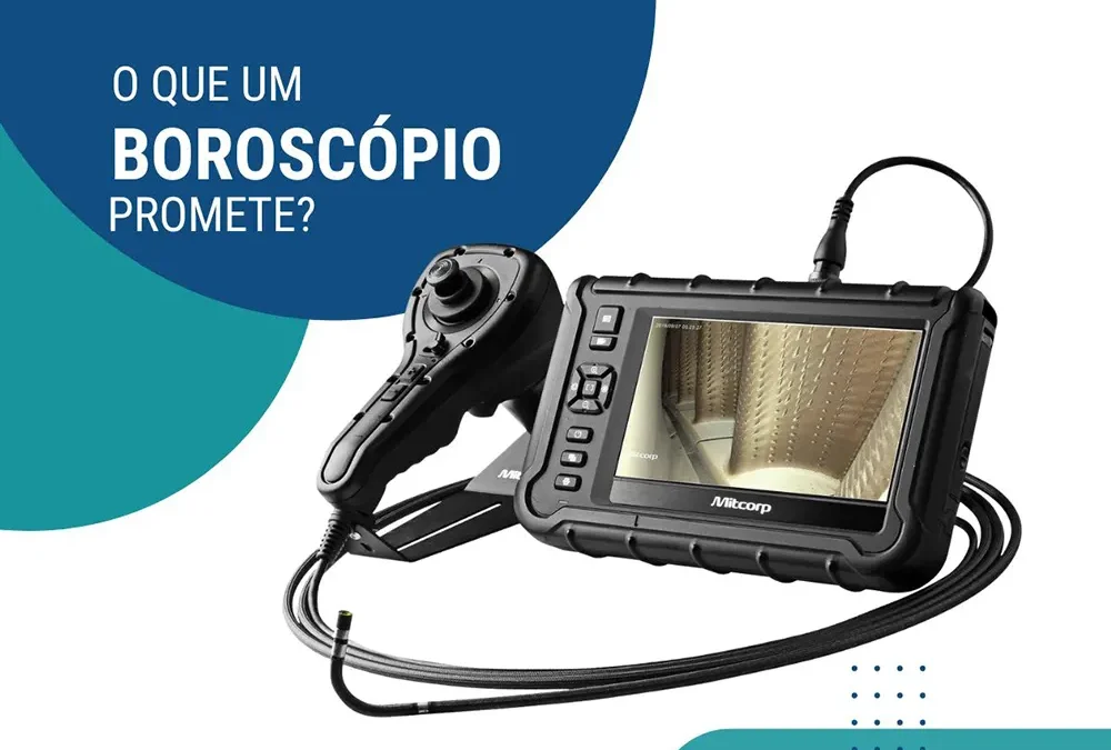 O que um boroscópio industrial de alta resolução promete?