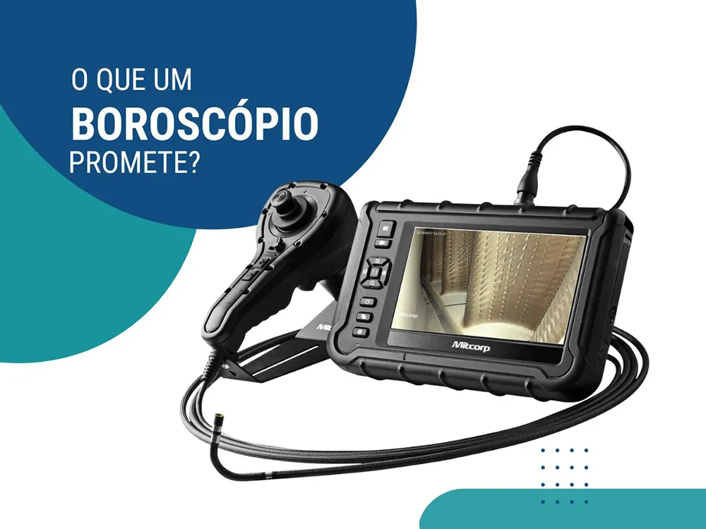 Boroscópio industrial de alta resolução